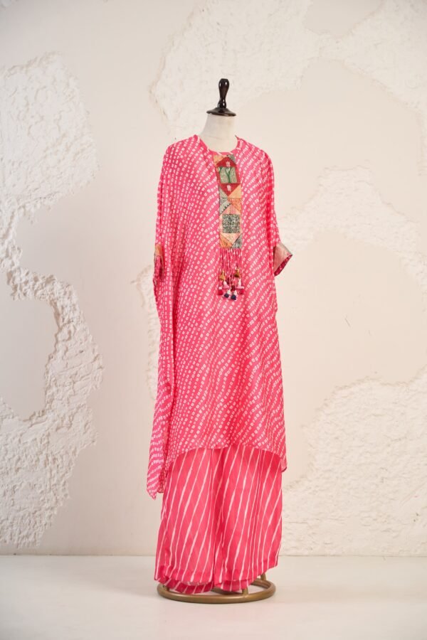 DANK SHOOT0012 1 Pink Badhani Kurta with Palazzos